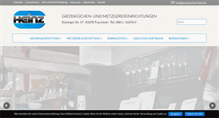 Desktop Screenshot of grosskuechen-heinz.de