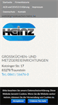 Mobile Screenshot of grosskuechen-heinz.de